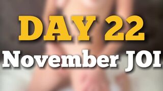 November elseje: gyönyörű maszturbálás egy vonzó milf-fel