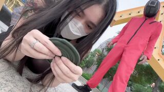 Swag daisybaby keményen baszik a squid game felnőtt verziójában